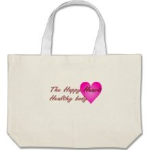 The Happy Heart Healty Body Canvas Bag