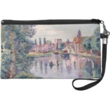 The Old Samois, c.1900 (oil on canvas) Wristlet Clutch