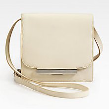 The Row Soft Classic Shoulder Bag - Eggshell