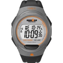 Timex Ironman Watch Digital 10 Lap Memory Chronograph Black Resin Strap T5k607su