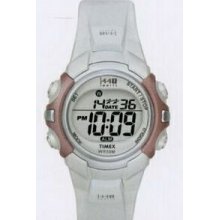 Timex White/Pink 1440 Sports Digital Mid Size Watch