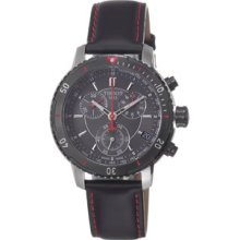 Tissot Men's PRS-200 Black Chronograph