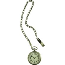 Tokyo Bay Eddie Pocket Watch With Poxket Clip In Black Or White Unisex Gift