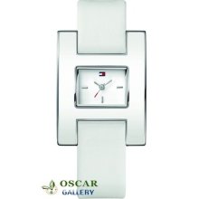 Tommy Hilfiger Jaquelyne 1781099 Women White Leather Watch 2 Years Warranty