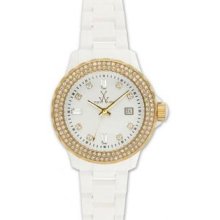 Toy Watch PCLS26WHPG Toywatch Classic Plasteramic Rose Gold Ladies Watch PCLS26WHPG