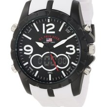 U.s. Polo Assn. Men's Us9250 White Analog Digital Strap Watch