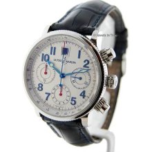 Ulysse Nardin 363-22 Stainless Steel Marine Chronograph Automatic Watch + Case