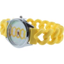 Unisex Fashion Sports Candy Colors Wrist Serratula Band Watch Mm