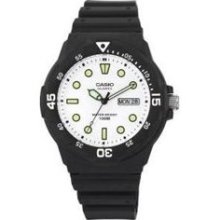 unisex MRW200H-7EVCFMns Dive Watch Black Black analog dial Calen ...