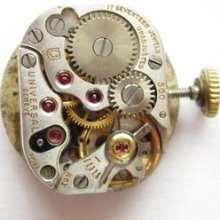 Universal Caliber 500 Watch Movement Runs And Keeps Time