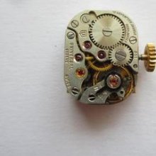 Universal Caliber 501 Swiss Made Watch Movement + Dial Running