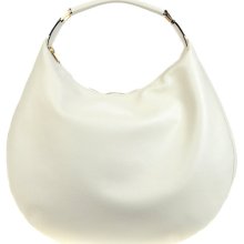 Valextra Namaste Big Hobo Bag - Pergamina White