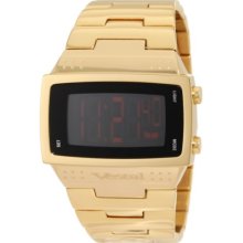 Vestal Unisex Digital Dolby Metal Gold/Polished Wrist Watch Dbm002