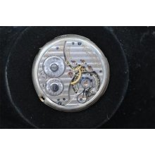 Vintage 12 Size Hamilton Pocket Watch Movement Grade 914 Running