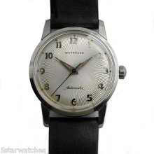 Vintage 50's Beautiful Sunburst Dial Classic Automatic Wittnauer Men's Watch