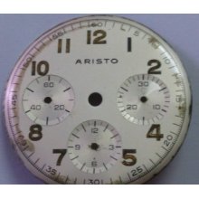 Vintage Aristo Dial Valjoux 72 Chronograph For Parts
