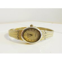 Vintage Constant Ladies Wrist Watch // Gold Quartz Japan Movt