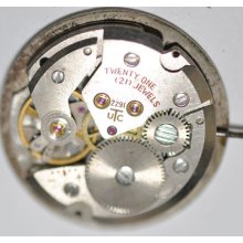 Vintage Croton W Sub Dial Wrist Movement 17 Jewels S/n N14/c2462 110