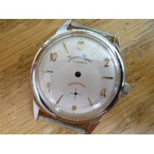 Vintage Ff76 Ss Wp Case W/dial/hands/crown