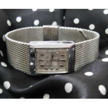 Vintage Ladies Timex Electric Watch stainless steel Eng