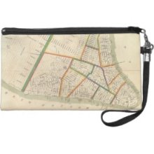 Vintage Map of New York City (1831) Wristlet Purses