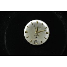 Vintage Mens Luccien Piccard Automatic Seashark Wristwatch Movement For Repairs