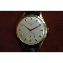 Vintage Oversize Â±39mm W/o Crown Longines Gold F Cal:12.68z Working Great Rare