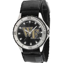 Wake Forest Demon Deacons Veteran Velcro Mens Watch
