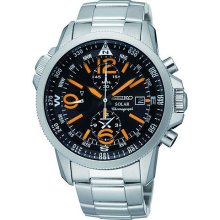 Watch Seiko Solar Ssc077p1 Men´s Black
