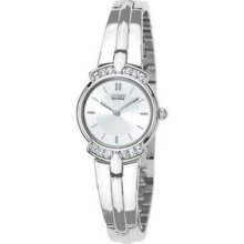 Womens Citizen Ecodrive Silhouette Bangle Watch In Stainless Steel(ew9010-54a)