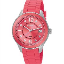 Womens Esprit Marin 68 Coral Quartz 10 Bar Waterproof Es105342004 Designer Watch