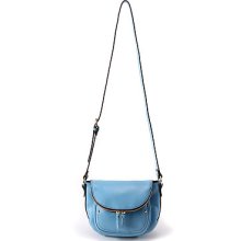 Women's Handbag Casual Vtg Sm Flap Cross Shoulder Bag Patent Cow Genuine Leather