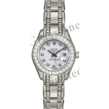 Women's Rolex Oyster Perpetual Lady-Datejust Pearlmaster Watch - 80319_CWhtDDCDBCDBrct