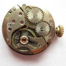 Zentra Eta 2510 Watch Movement & Dial - Runs And Keeps Time