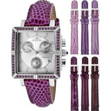 10335 Women's Wildflower Classique Quartz Crystal Accented Purple