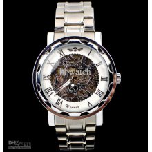 10pcs Classic Luxury Men Watch Automatic Mechanical Watch In Roman N