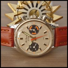 1960's Heli Reymond Le Pont Vintage Regatta Chronograph Valjoux Cal. 7733