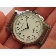 '1980s Retro Soviet Pobeda Zim Watch 15 Jewels Classic White Dial Serviced