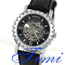 2012 Hotsale Gear Casual Mens Shrewd Modern Mechanical Wrist Watch
