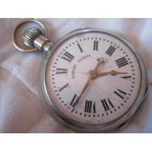 A Giant Of Pocket Watch Swiss Roskopf Wille Freres, Dates From 1880-82, Running