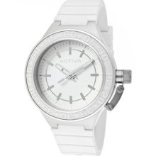 Activa By Invicta Women's Aa301-001 White Dial White Polyurethane Watch $99