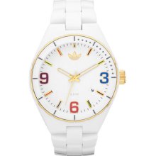Adidas Unisex Cambridge ADH2693 White Plastic Quartz Watch with White