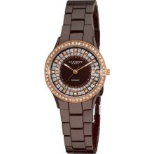 Akribos XXIV Watches Akribos XXIV Women's Slim Ceramic Quartz Watch C