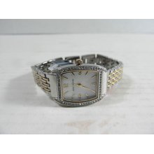 Anne Klein 2 Tone Stainless Steel Gold Tone Bracelet Ladies Watch 10/9727mptt
