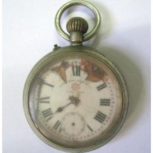 Antique Pocket Watch , West End Rail ,for Repair / Parts A1 Regulator
