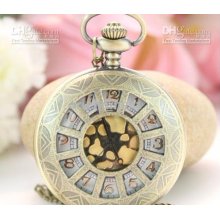 Antique Quartz Pocket Watches Chain Lady Men Vintage Net Fashion Rou