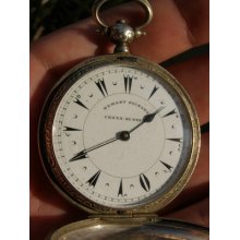 Antique Silver Pocket Watch Dumon Guinand Chaux-de-fonds,for Ottoman Market 1850