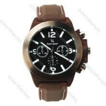 Arrivals Pilot Military Rubber Band Men Sports Quartz Watch Fathers' Day