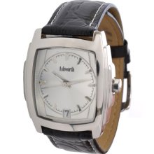 Ashworth Golf Palm Beach Mens Black Leather Strap Wrist Watch â€“ Asg041b