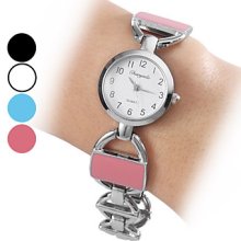 Assorted Colors Women's Analog Alloy Quartz Bracelet Watch
